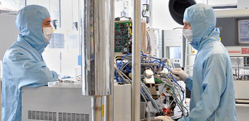 Working on system in cleanroom