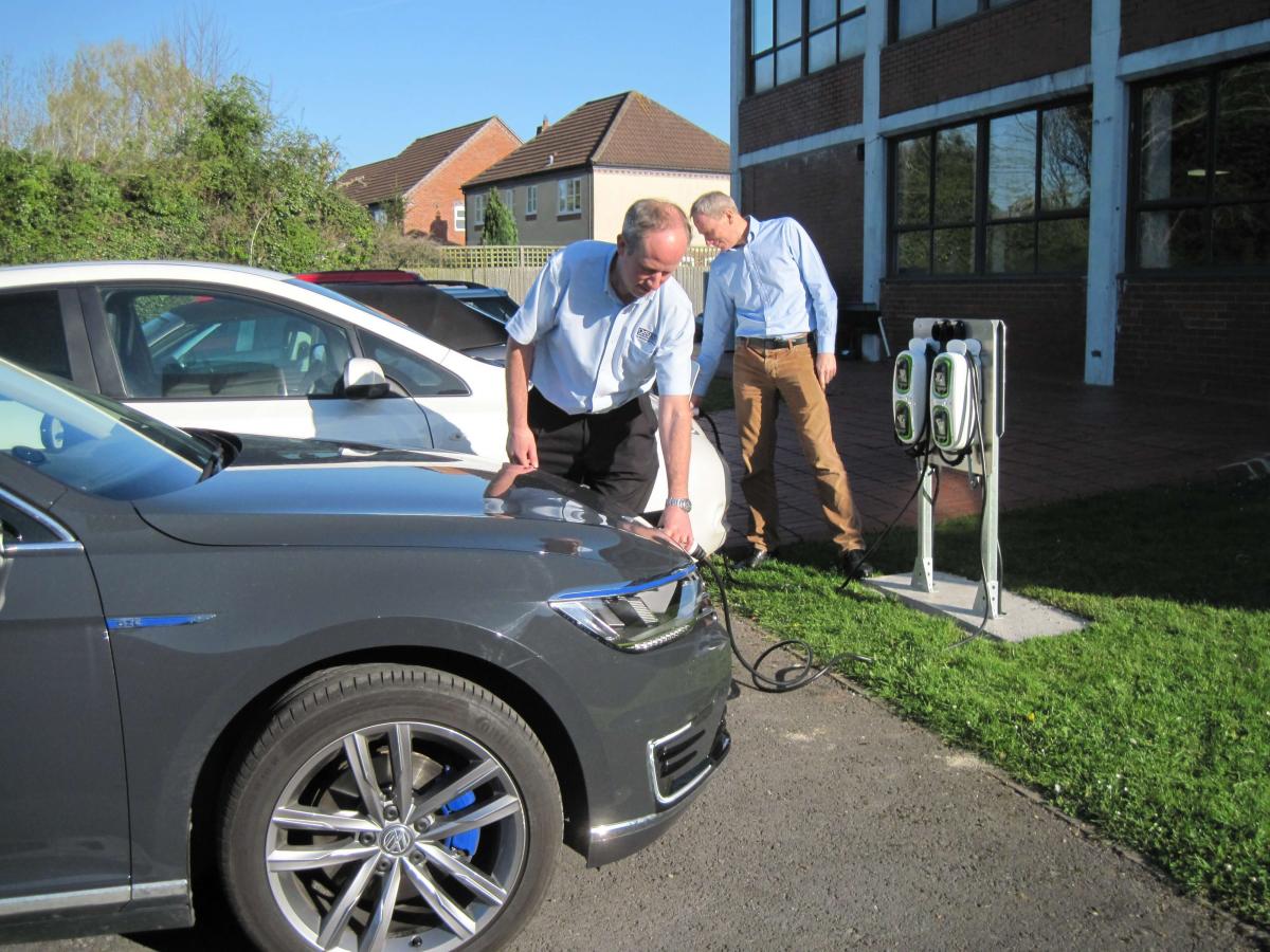 Adopting electric cars in Oxford Instruments