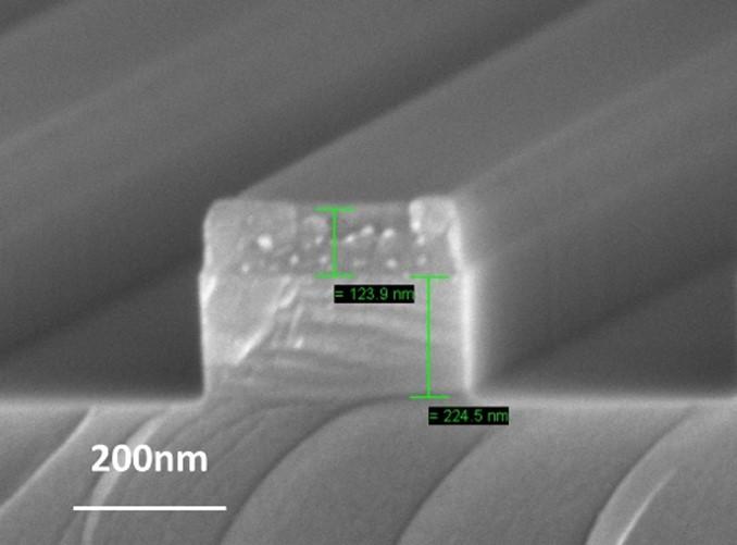 Si waveguide with Cryogenic process