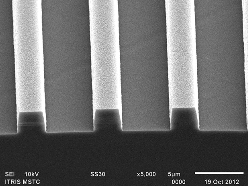 Smooth and vertical SiC feature etch